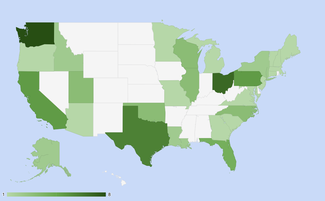 04b Count of If you live in the United States, which state, territory, or district do you live in